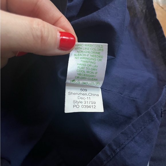 Lilly Pulitzer Bright Navy Cherry Mine Lottie Strapless Mini Dress in 6 - Picture 9 of 15